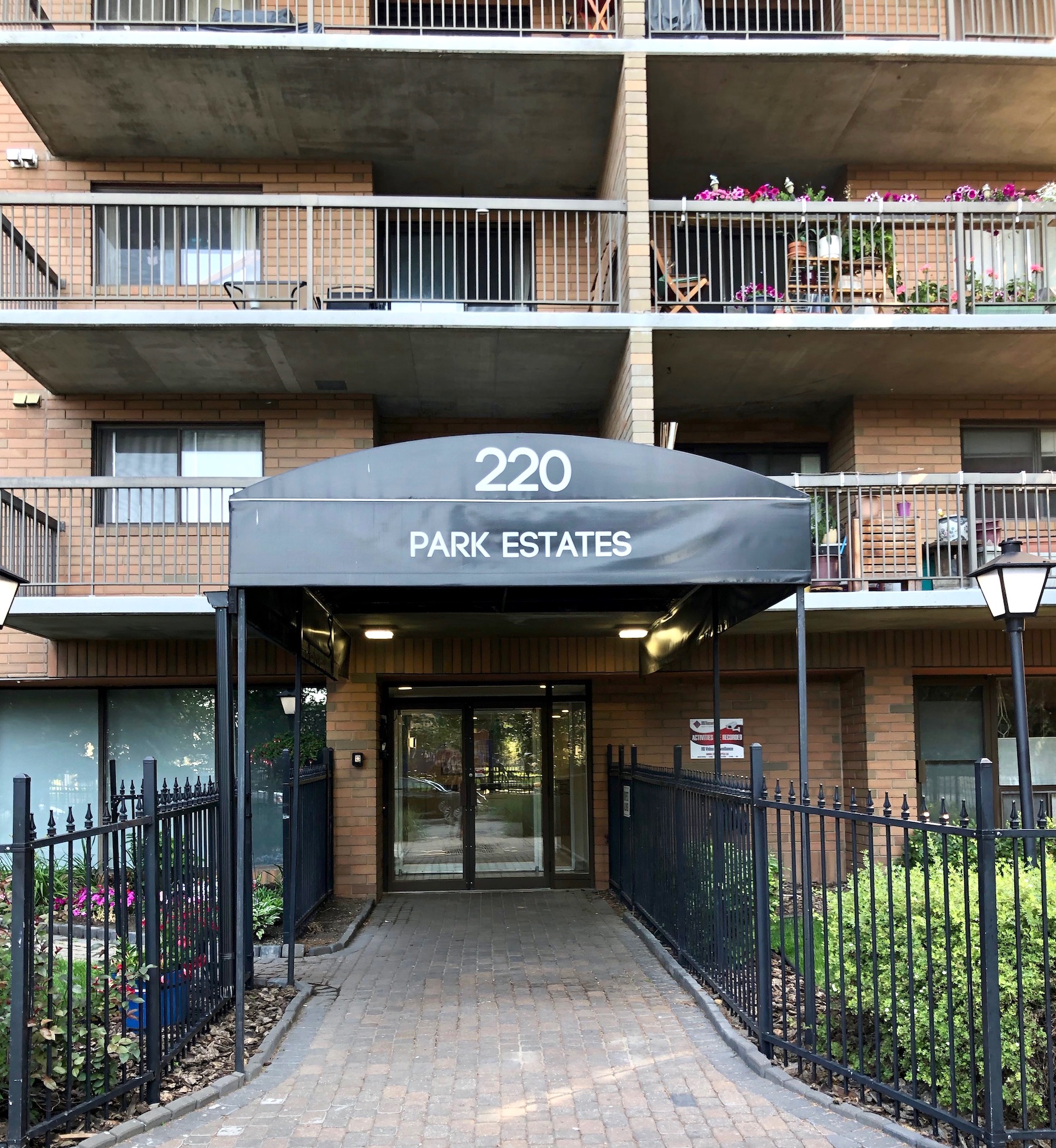 Park Estates Entrance